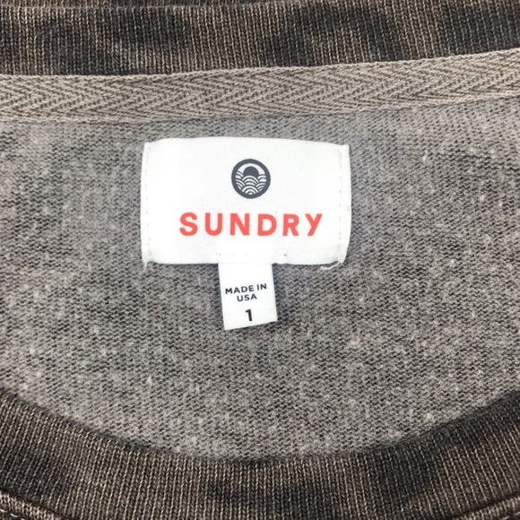 Sundry leapord print pullover sweatshirt size 1 - Picture 4 of 5